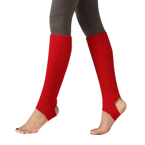 1 Pair Fashion Woman Socks Fitness Dancing Long Warmers Socks
