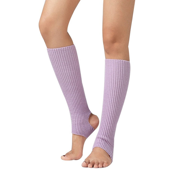 1 Pair Fashion Woman Socks Fitness Dancing Long Warmers Socks