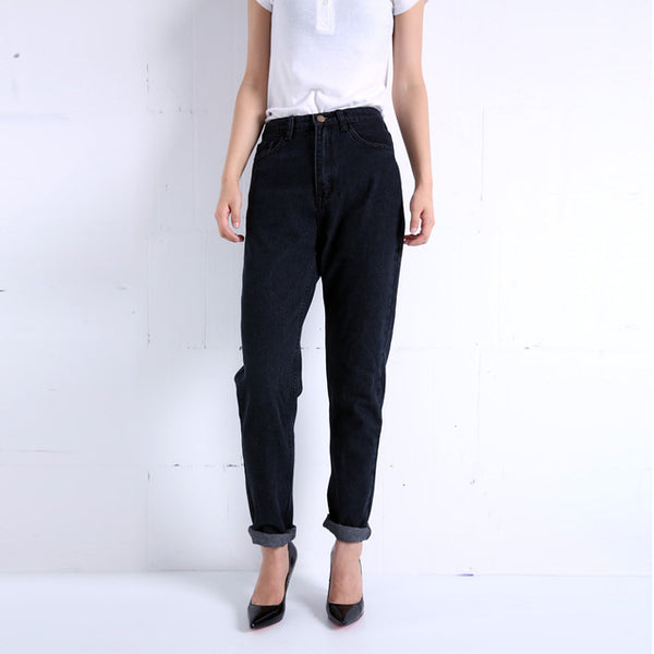 2019 Harem Pants Vintage High Waist Jeans Woman Boyfriends Women's Jeans