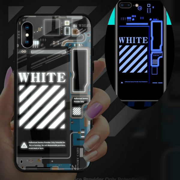 Phone Case Voice Activated Luminous Protector For IPhone X 6 7 8 11 MAX